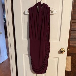 Cupshe Deep Purple Backless Dress